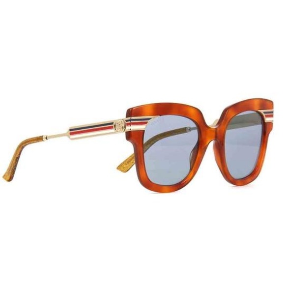 Gucci Cat Eye Style Blue Gray Lens main image 5